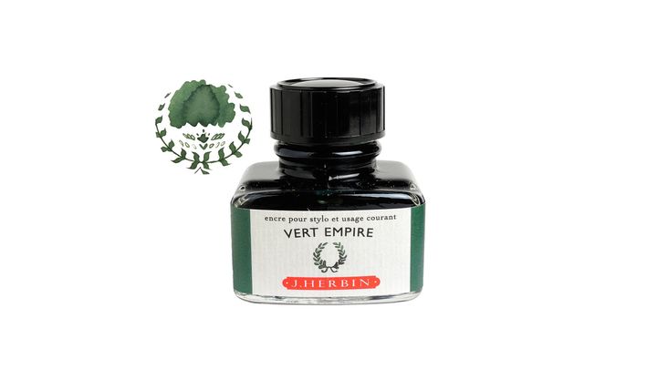 Herbin - 帝王綠 30ml 鋼筆墨水 珍珠彩墨