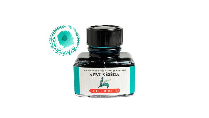 Herbin - 木樨草綠 30ml 鋼筆墨水 珍珠彩墨