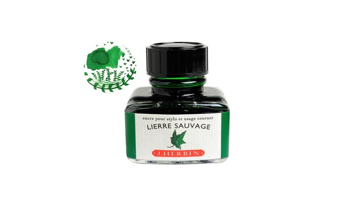 Herbin - 野生長春藤綠 30ml 鋼筆墨水 珍珠彩墨