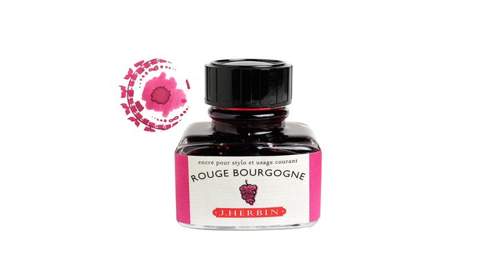 Herbin - 勃艮地紅 30ml 鋼筆墨水 珍珠彩墨