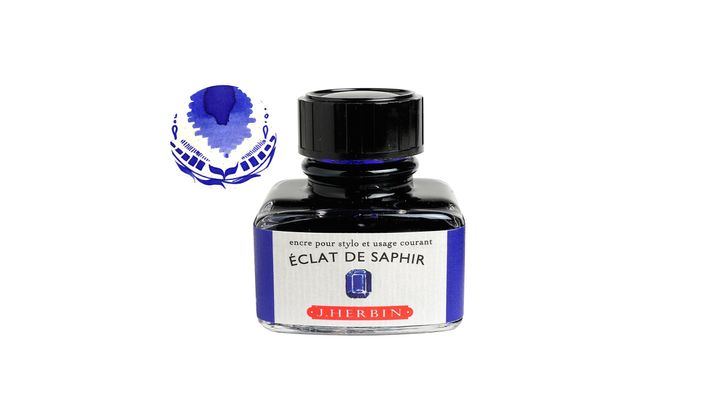 Herbin - 寶石藍 30ml 鋼筆墨水 珍珠彩墨