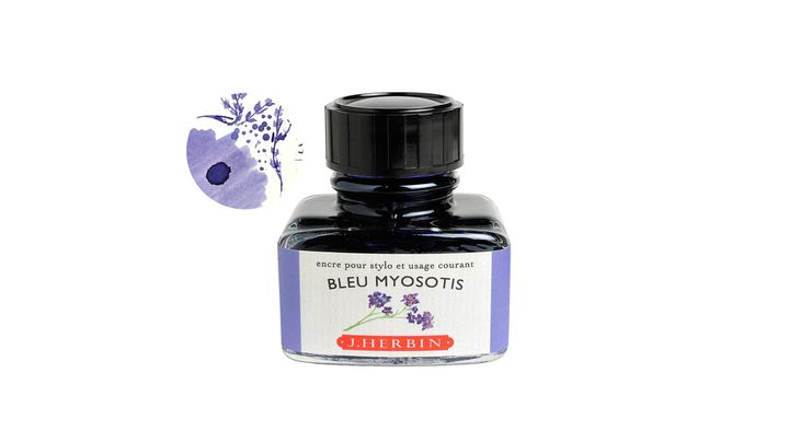 Herbin - 藍色勿忘我 30ml 鋼筆墨水 珍珠彩墨