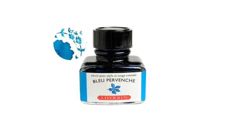 Herbin - 長春花藍 30ml 鋼筆墨水 珍珠彩墨