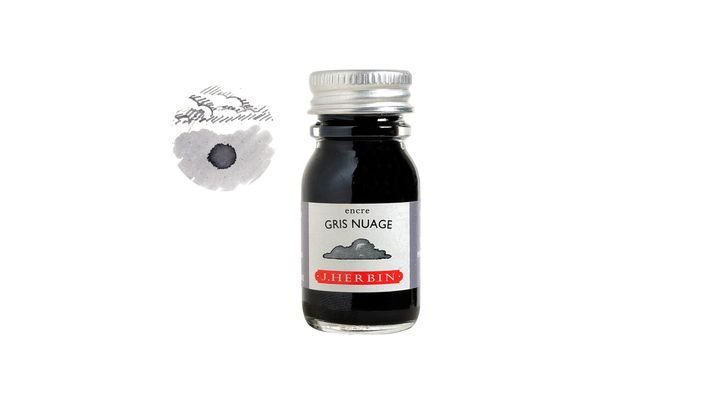 Herbin - 雲彩灰 10ml 鋼筆墨水 珍珠彩墨