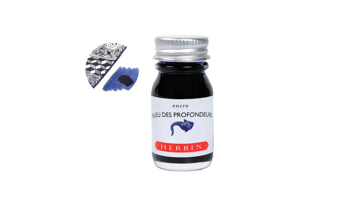 Herbin - 深淵藍 10ml 鋼筆墨水 珍珠彩墨
