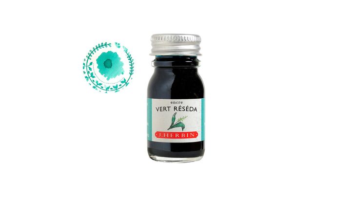 Herbin - 木樨草綠 10ml 鋼筆墨水 珍珠彩墨