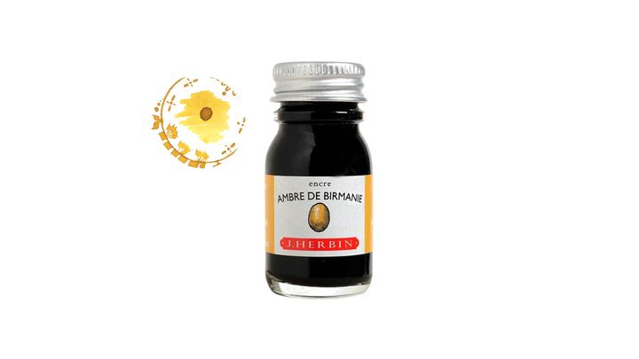 Herbin - 緬甸琥珀 10ml 鋼筆墨水 珍珠彩墨