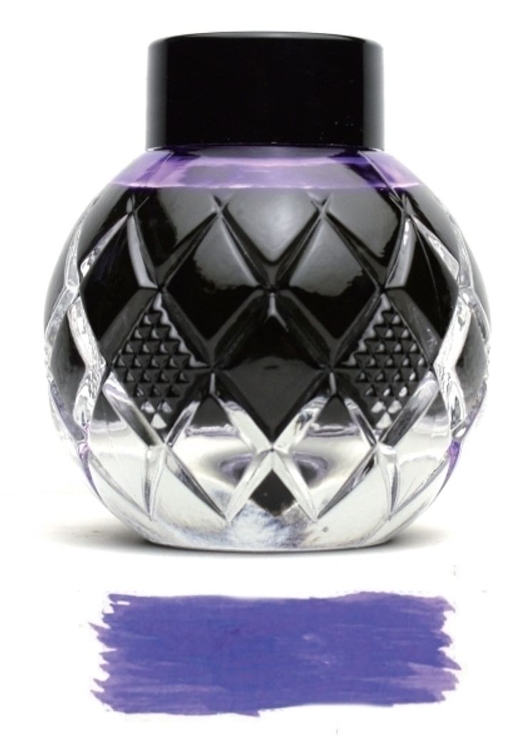 三田三昭堂 - "紫丁香花"(紫) 55ml 香味鋼筆墨水 | Mita Sanshodo - "Lilac むらさきはしどい"(Purple) / 55ml / HAHA INK / Scented Fountain Pen Ink - 2