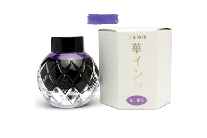 三田三昭堂 - "紫丁香花"(紫) 55ml 香味鋼筆墨水 | Mita Sanshodo - "Lilac むらさきはしどい"(Purple) / 55ml / HAHA INK / Scented Fountain Pen Ink