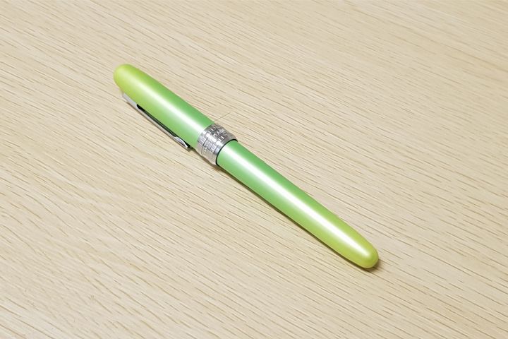 白金 - 田園晨光 周年紀念鋼筆 霧面綠黃漸層  - 2