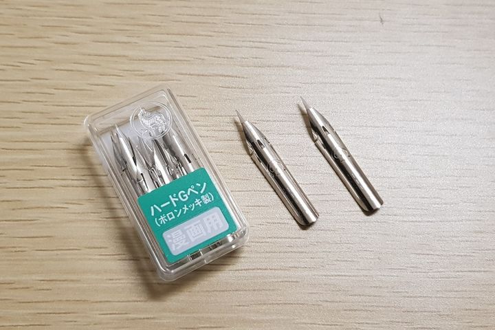斑馬 Zebra - 硬G尖 Hard Flex Point Dip Nib Copperplate