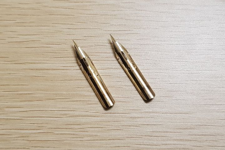 斑馬 Zebra - 鈦金G尖 Titanium Flex Point Dip Nib Copperplate - 2