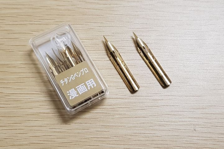 斑馬 Zebra - 鈦金G尖 Titanium Flex Point Dip Nib Copperplate