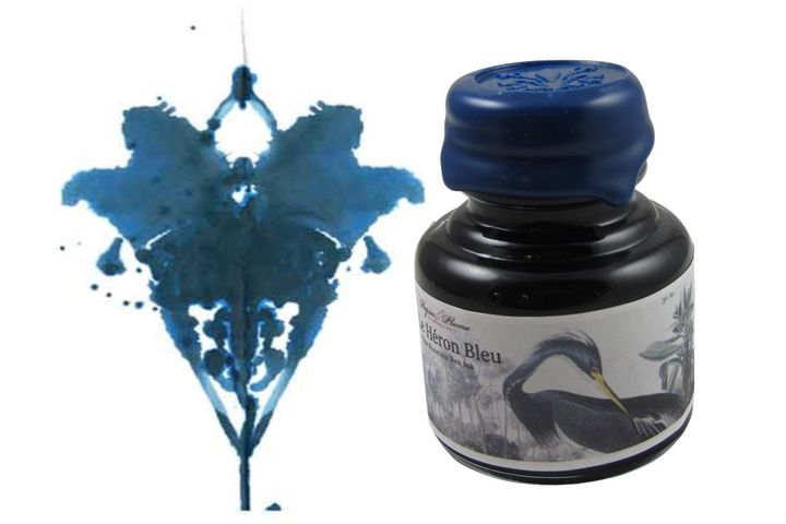 Papier Plume - 藍鷺 30ml 公益限量鋼筆墨水 Le Héron Bleu Limited 封蠟墨水
