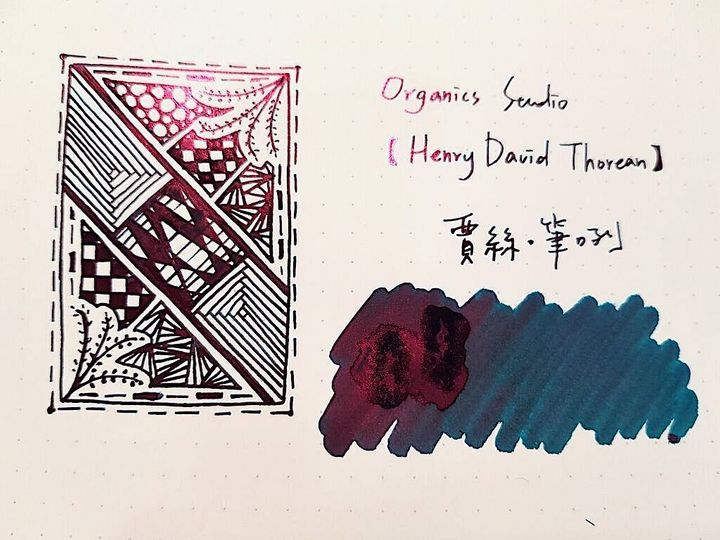 Organics Studio - "Henry David Thoreau Teal" 55ml Fountain Pen Ink from the Masters of Writing Series | Organics Studio - "Henry David Thoreau Teal" / 55ml / Masters of Writing / Fountain Pen Ink - 2