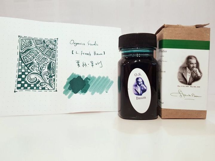 Organics Studio - "L Frank Baum Emerald Green" / 55ml / Masters of Writing / Fountain Pen Ink