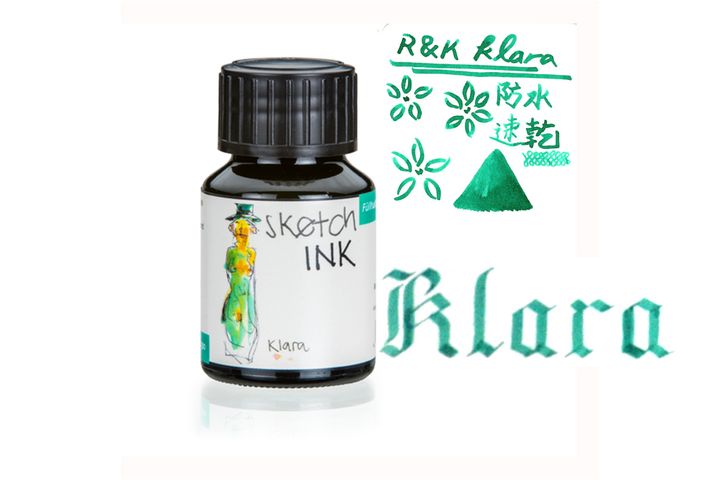 R&K - 碧綠 防水速寫鋼筆墨水 50ml Rohrer & Klingner