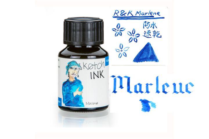 R&K - 淺藍 防水速寫墨水 50ml Rohrer & Klingner