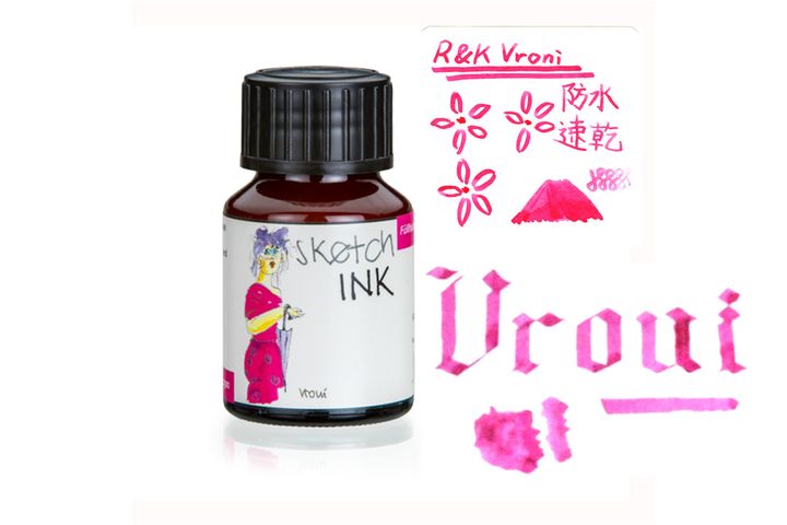 R&K - 靛紫 防水速寫墨水 50ml Rohrer & Klingner