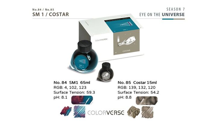 【維修任務1 & 太空鏡光軸補校光學】Colorverse - 84/85 Sm1 & Costar Set 65ml + 15ml Ink - 2