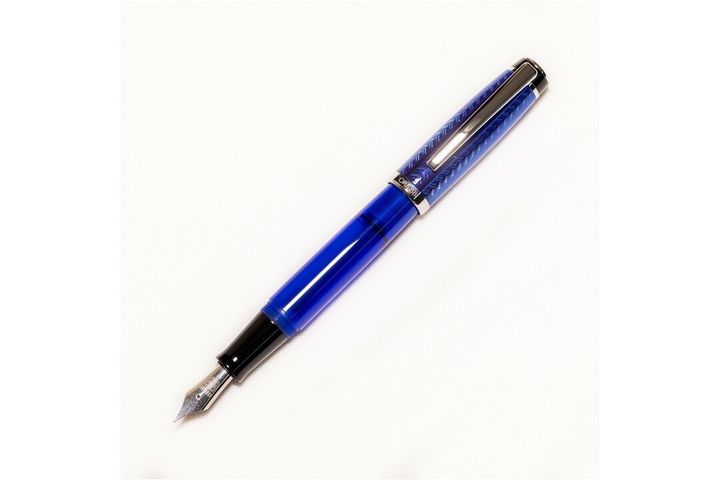 OPUS 88 - Blue Enameled Opera Fountain Pen - 2