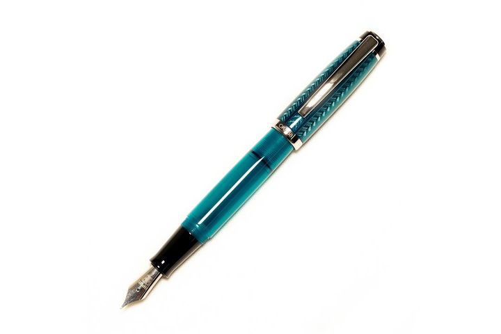 OPUS 88 - Green Enameled Opera Fountain Pen - 2