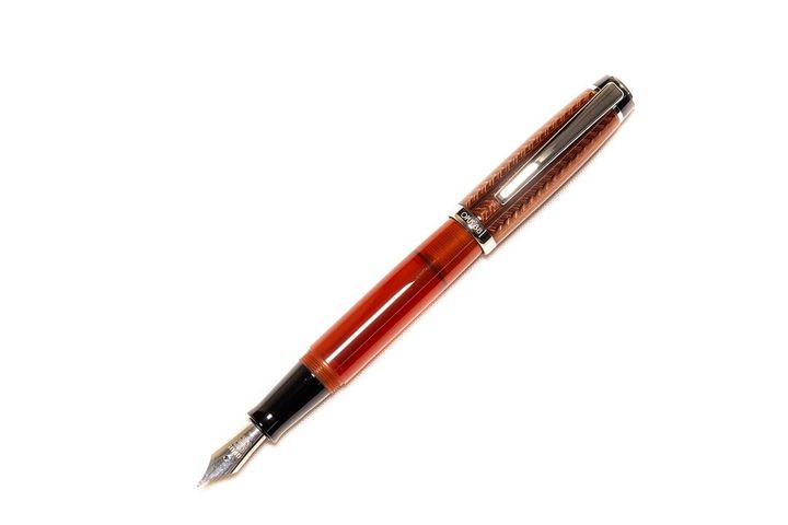 OPUS 88 - Orange-lacquered Opera Fountain Pen - 2