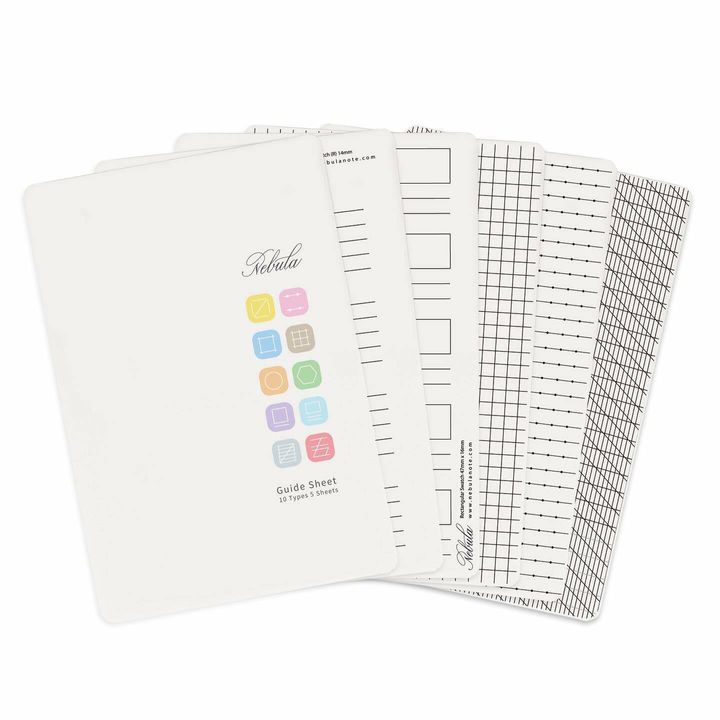 Nebula - Guide Sheets 格線墊板組 A5 | 試色、手帳必備