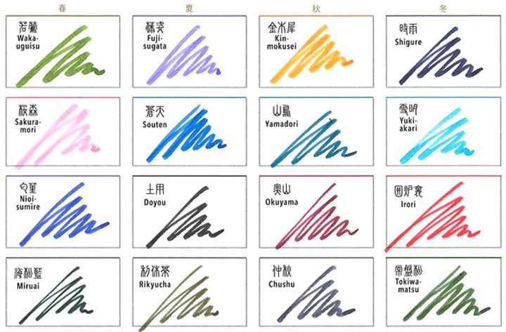 寫樂 - 海松藍 20ml 四季織 四季彩鋼筆墨水 | Sailor - MIRUAI / 20ml / Shikiori / Fountain Pen Ink - 2