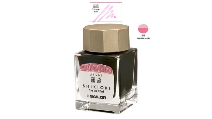 寫樂 - 桜森 / 櫻森 20ml 四季織 四季彩鋼筆墨水 | Sailor - SAKURAMORI / 20ml / Shikiori / Fountain Pen Ink