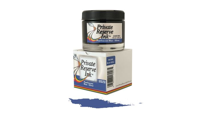 PR - 藍色 60ml 珠光閃粉鋼筆墨水 | Private Reserve - "Blue" / 60ml / Pearlescent / Fountain Pen Ink