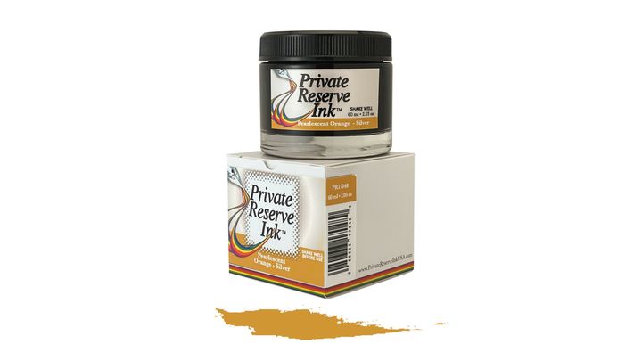 PR - 橘色 60ml 珠光閃粉鋼筆墨水 | Private Reserve - "Orange" / 60ml / Pearlescent / Fountain Pen Ink
