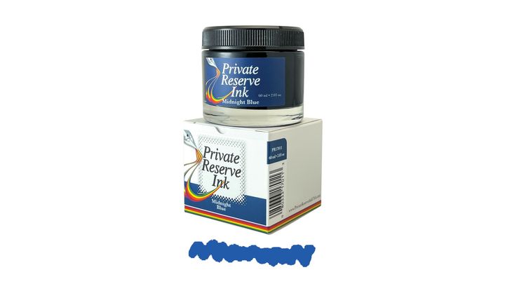 PR - "午夜藍" 60ml 雅緻鋼筆墨水 | Private Reserve - "Midnight Blue" / 60ml / Premium / Fountain Pen Ink