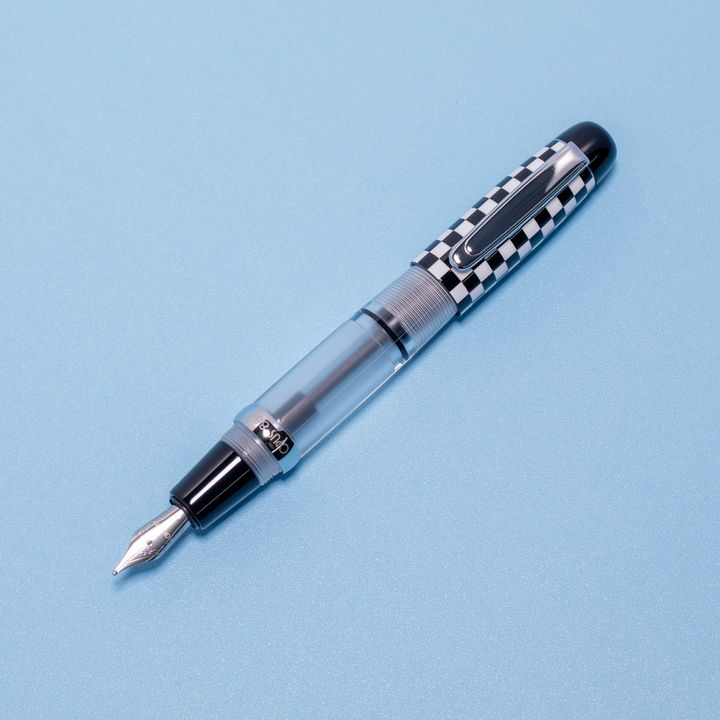 精基 - 棋盤方格 MINI 正統滴入式鋼筆 