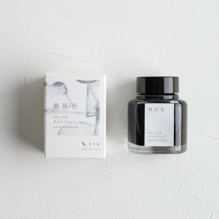 京都書店 - 1001 銀灰色 京の音 40ml 鋼筆墨水 