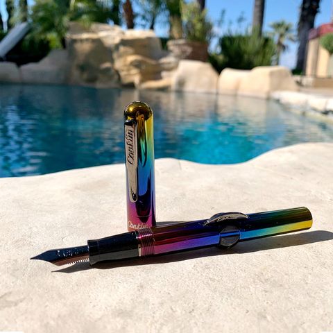 Mark Twain Crescent Filler Rainbow Fountain Pen (1).jpg