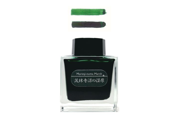 三田三昭堂 - "茂林寺沼的濕原" 50ml 日本限定鋼筆墨水 | Mita Sanshodo - "Morinji-numa Marsh Ink"(Green) / 50ml / Exclusive Fountain Pen Ink