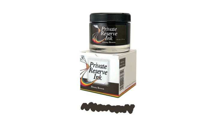 PR - "烏木棕" 60ml 雅緻鋼筆墨水 | Private Reserve - "Ebony Brown" / 60ml / Premium / Fountain Pen Ink