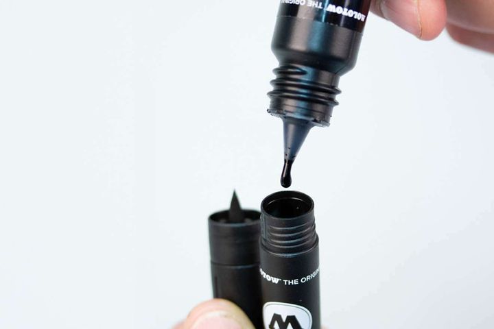 魔路塗 - 代針黑色墨水補充液 Blackliner 30ml Refill