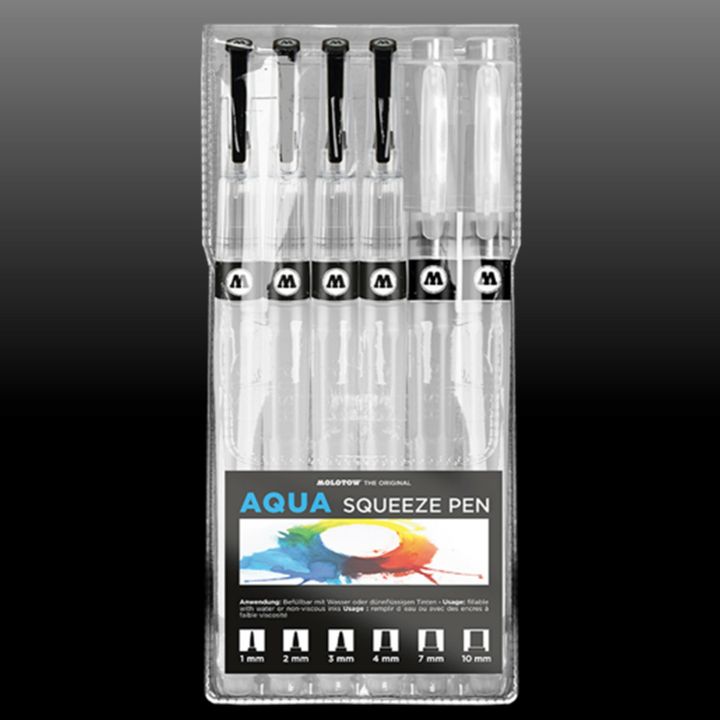 魔路塗 - 水筆組 Aqua Squeeze Pen Set - 2