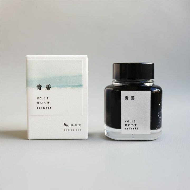 京都書店 - 13 青碧 京の音 40ml 鋼筆墨水