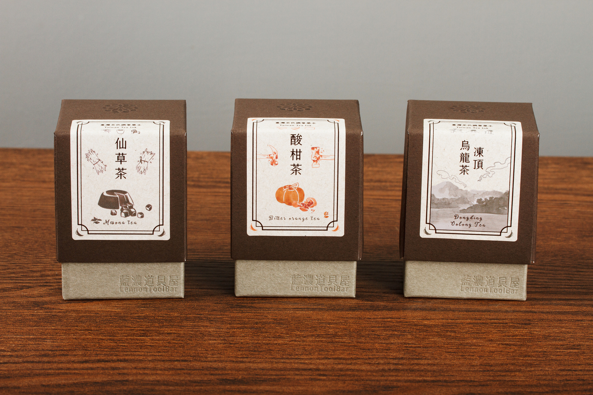 藍濃道具屋 - 凍頂烏龍茶 台灣茶 35ml 鋼筆墨水 - 4