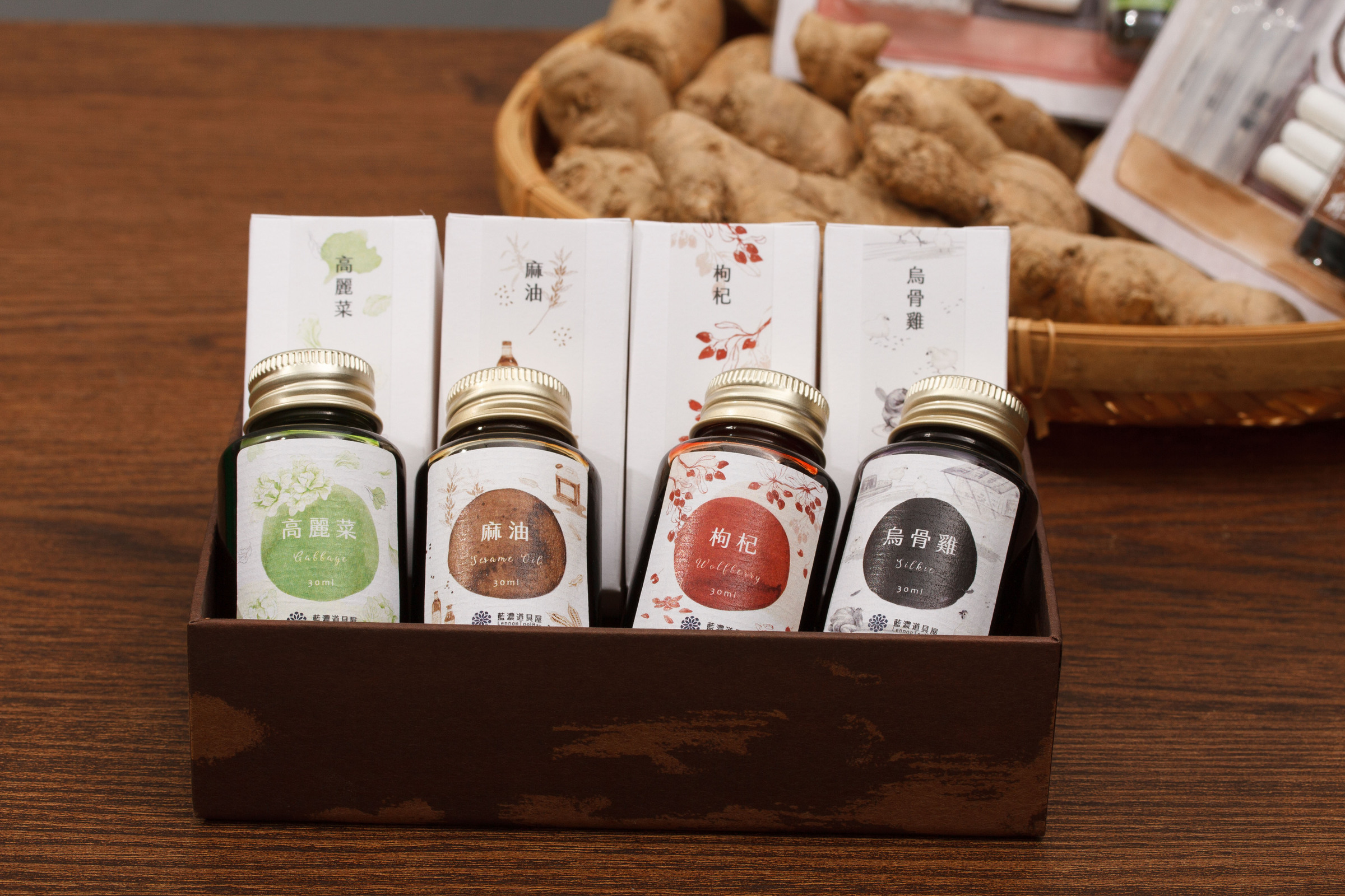 藍濃道具屋 - 烏骨雞 - 2021冬令進補 30ml 瓶裝鋼筆墨水  - 3