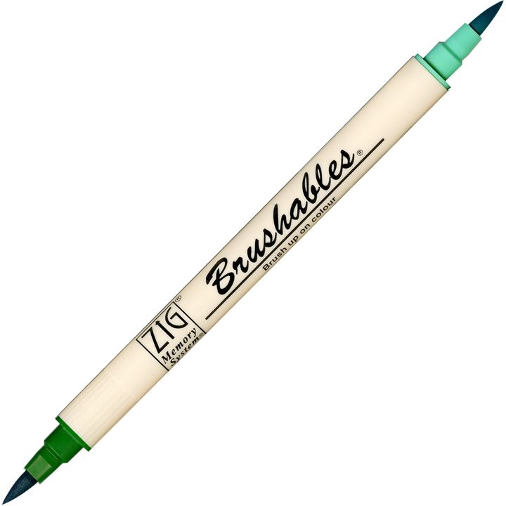 吳竹 - 雙色軟筆刷麥克筆 綠色系套組 (MS-7700-4VGR) Memory Brush Set - 2