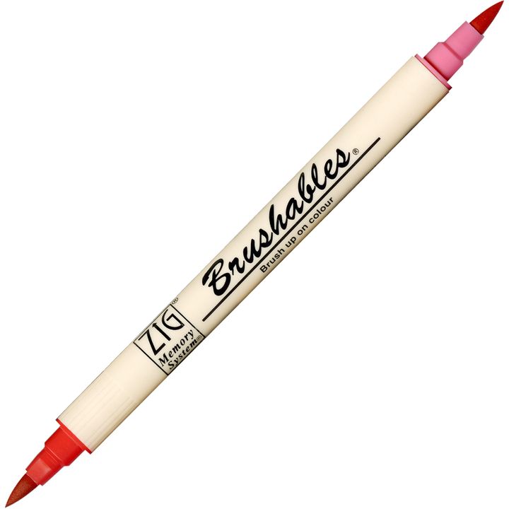 吳竹 - 雙色軟筆刷麥克筆 紅色系套組 (MS-7700-4VRE) Memory Brush Set - 2