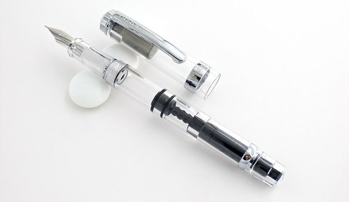 永生 - 698 硬滑EF尖 滴入活塞鋼筆 閃粉 金粉可用 - 2