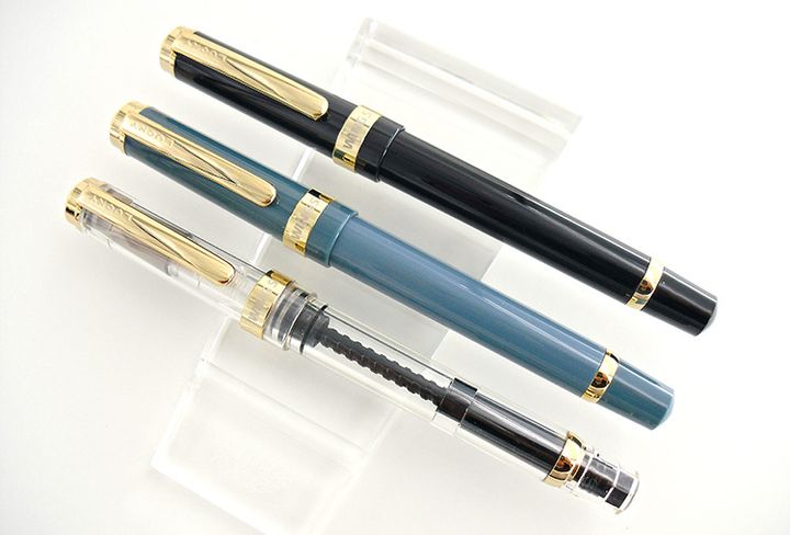 永生 - 698 軟彈F尖 滴入活塞鋼筆 閃粉 金粉可用