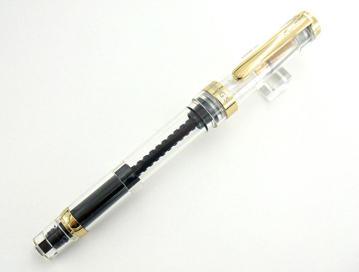 永生 - 698 軟彈F尖 滴入活塞鋼筆 閃粉 金粉可用 - 2