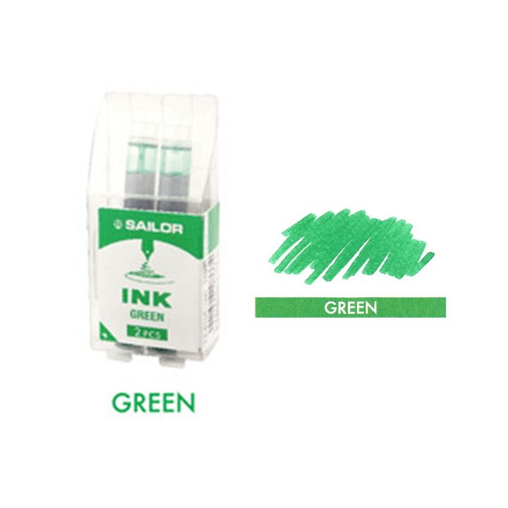 寫樂 - 黑藍綠粉咖 日用色系 卡水 鋼筆墨水 - 2