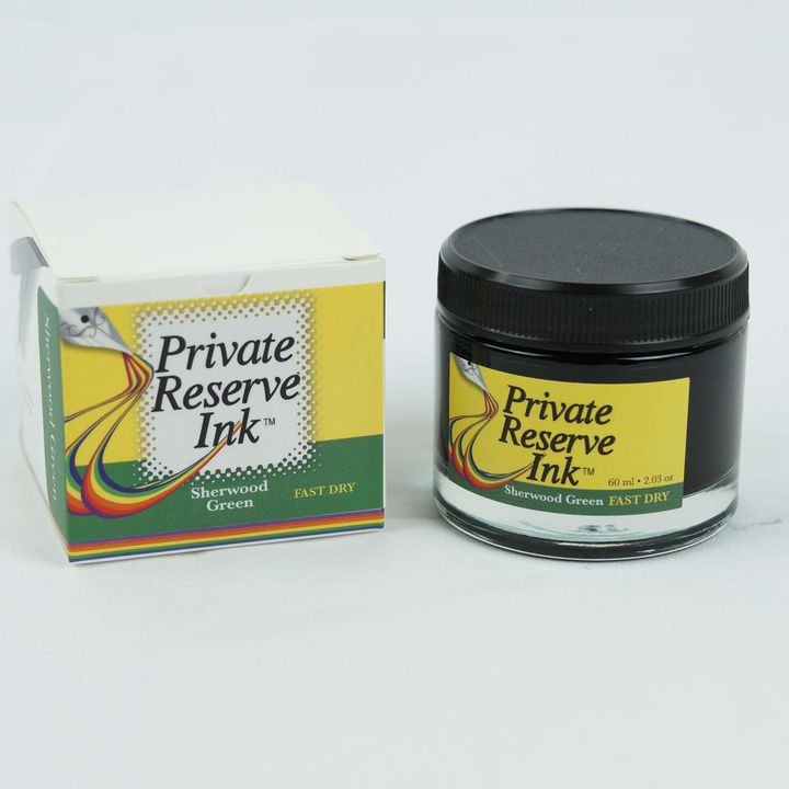 Private Reserve - 雪伍德森林綠 60ml 速乾系列 鋼筆墨水 Fast Dry Sherwood Green - 2